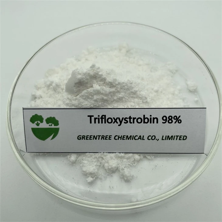 CAS 141517-21-7 Trifloxystrobin 98 % Tc Soppdrepende bakteriedrepende middel